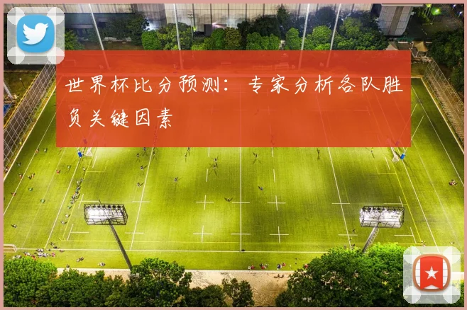 世界杯比分预测：专家分析各队胜负关键因素